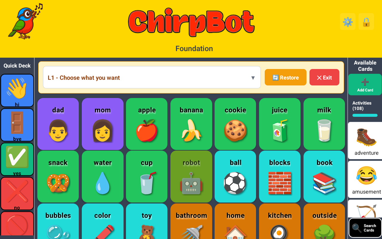 Create Your Vocabulary